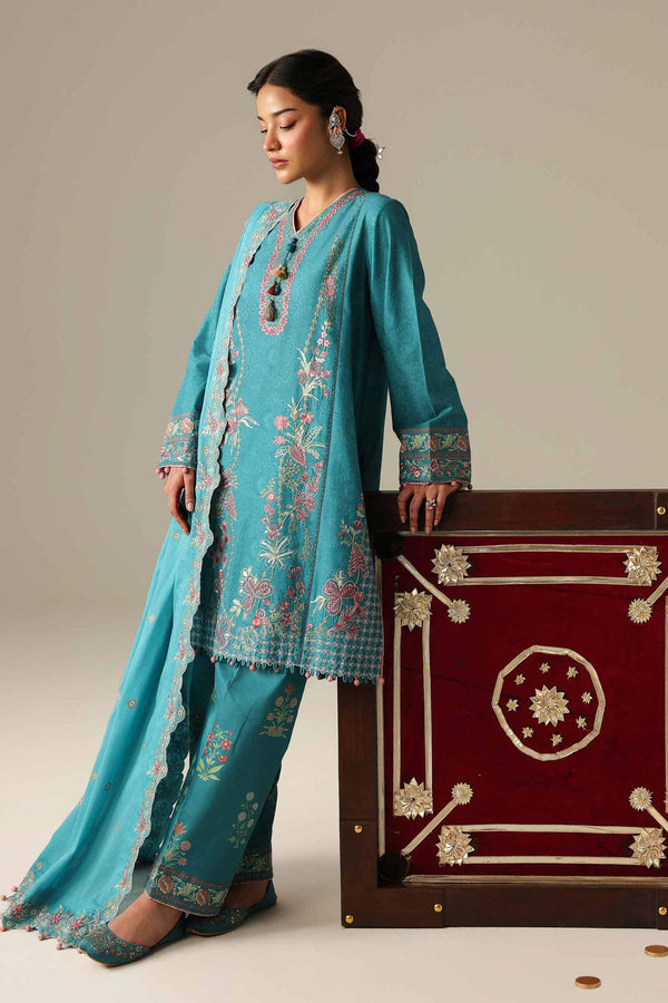 Nishat | Eid Lawn | 42601806 - Luxury Dress - available at Maria Faisal in UK and USA.
