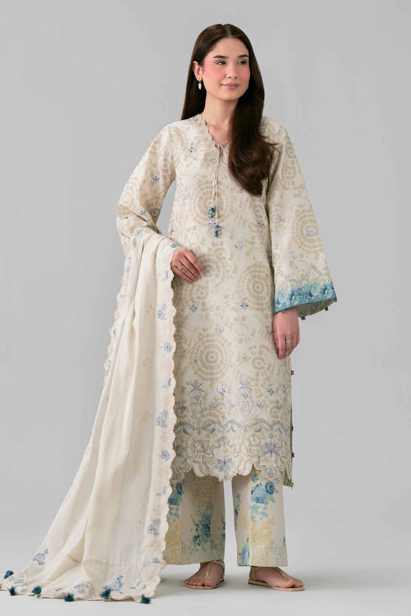 Nishat | Eid Lawn | 42601807 - Luxury Dress - available at Maria Faisal in UK and USA.