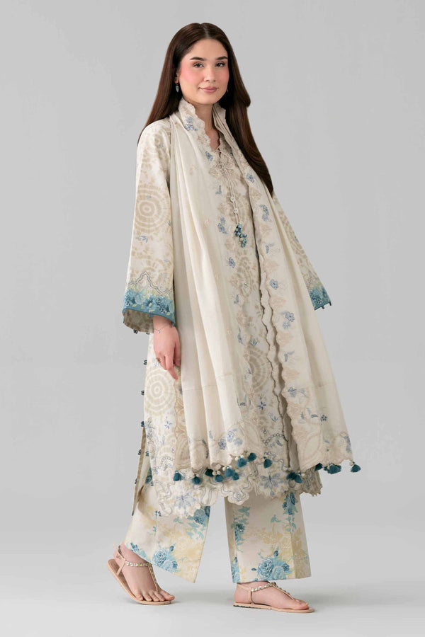 Nishat | Eid Lawn | 42601807 - Luxury Dress - available at Maria Faisal in UK and USA.