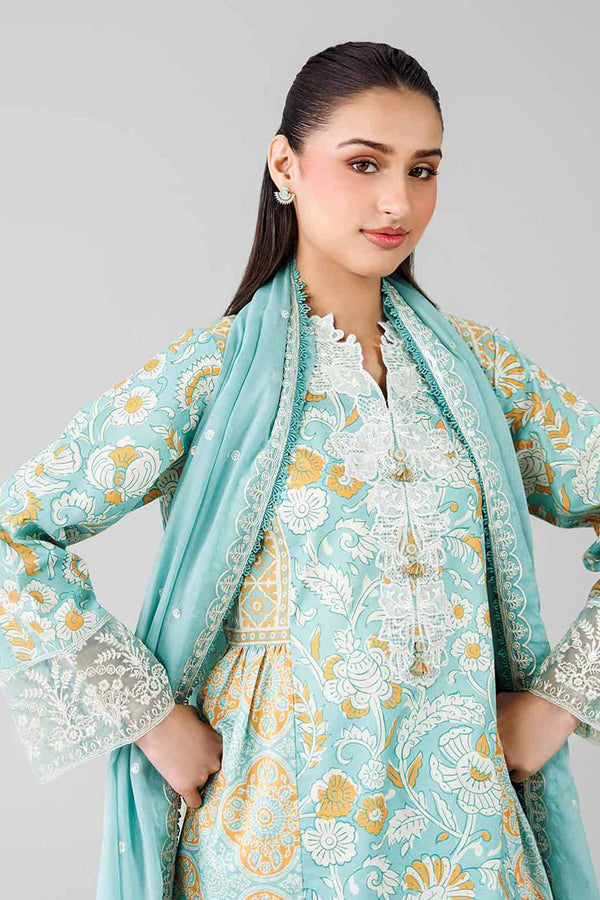 Nishat | Eid Lawn | 42601817 - Luxury Dress - available at Maria Faisal in UK and USA.