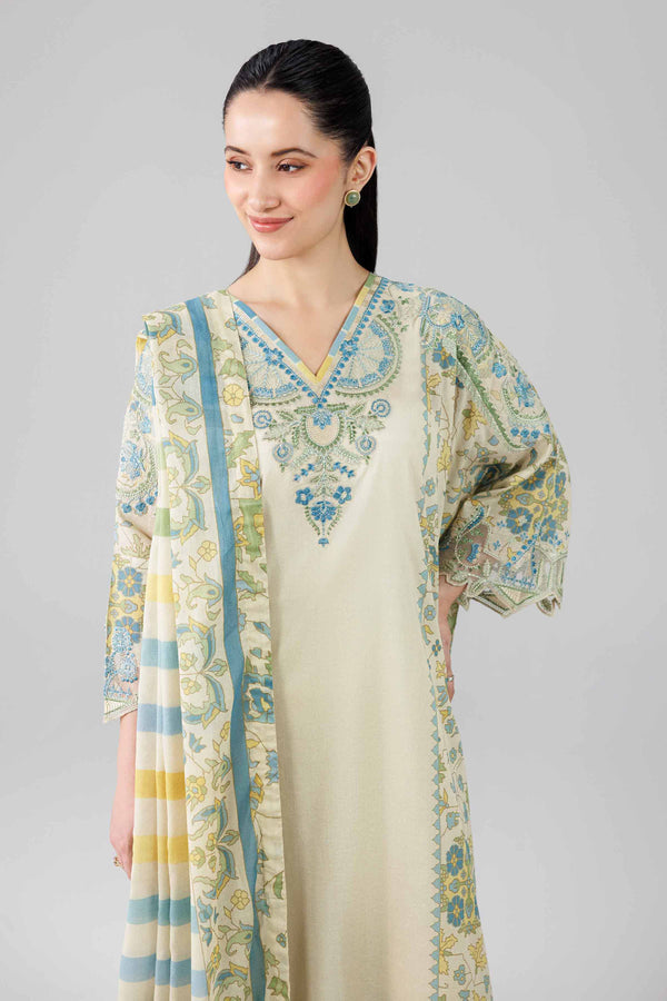 Nishat | Eid Lawn | 42601838 - Luxury Dress - available at Maria Faisal in UK and USA.