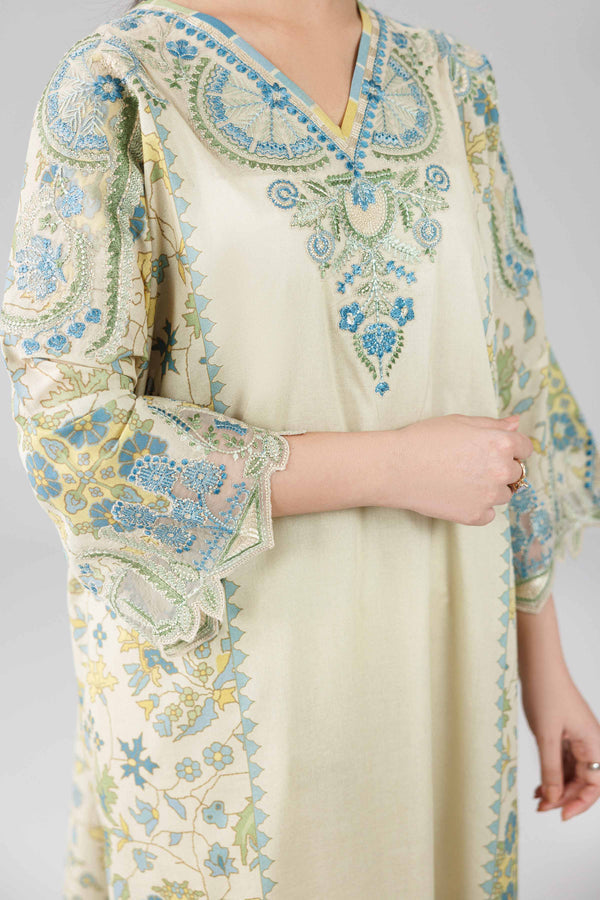 Nishat | Eid Lawn | 42601838 - Luxury Dress - available at Maria Faisal in UK and USA.