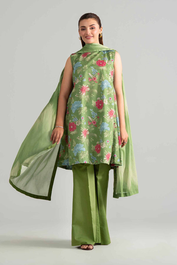 Nishat | Eid Lawn | 42601847 - Luxury Dress - available at Maria Faisal in UK and USA.