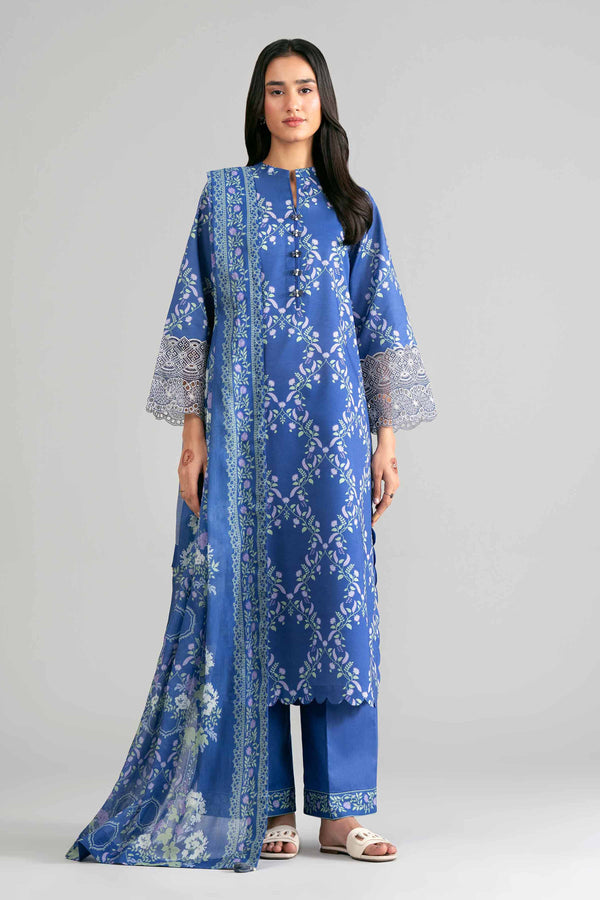 Nishat | Eid Lawn | 42601862 - Luxury Dress - available at Maria Faisal in UK and USA.
