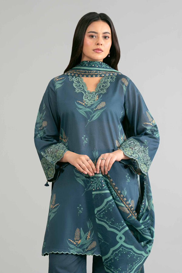Nishat | Eid Lawn | 42601863 - Luxury Dress - available at Maria Faisal in UK and USA.