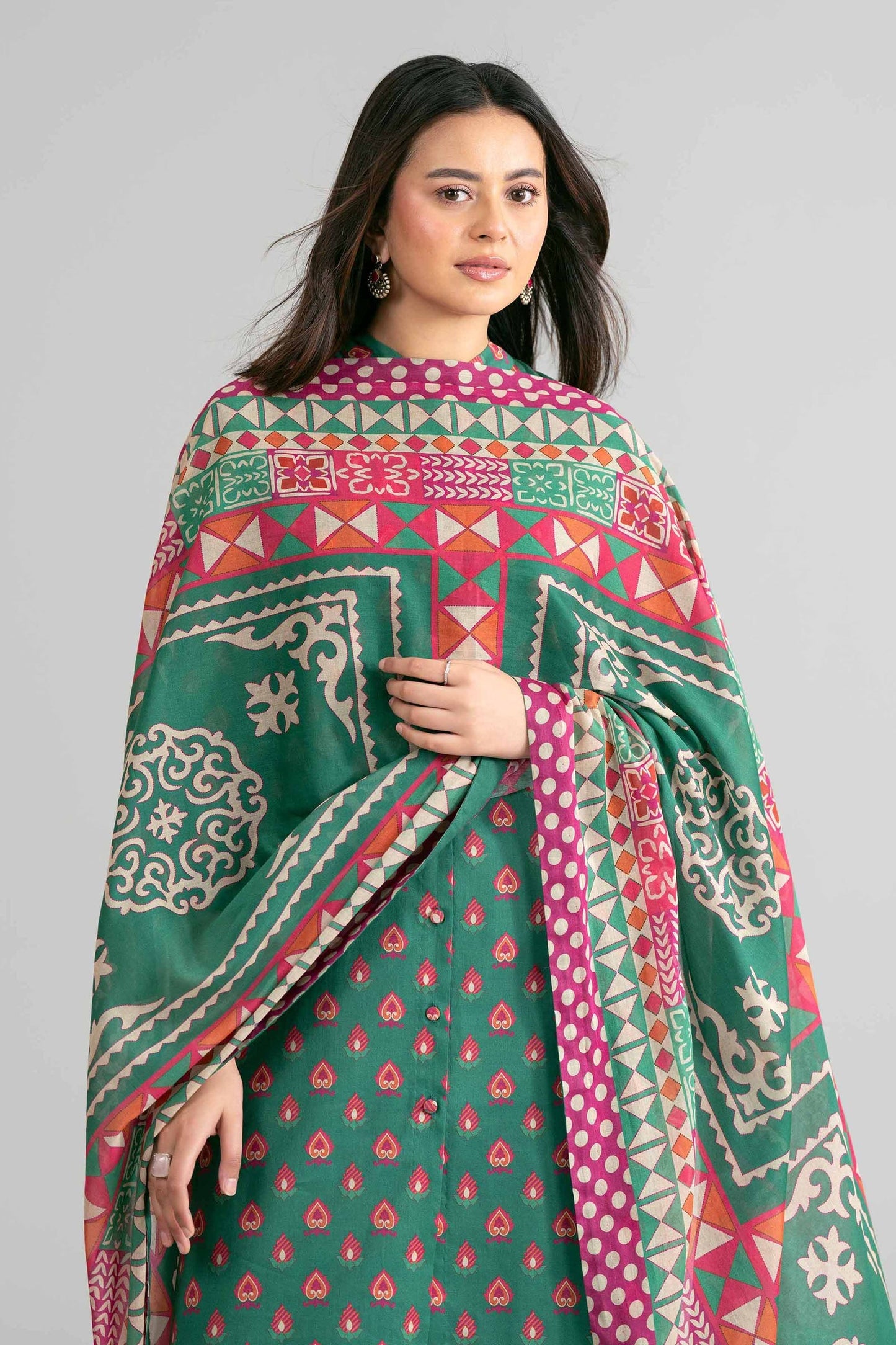 Nishat | Eid Lawn | 42601872 - Luxury Dress - available at Maria Faisal in UK and USA.