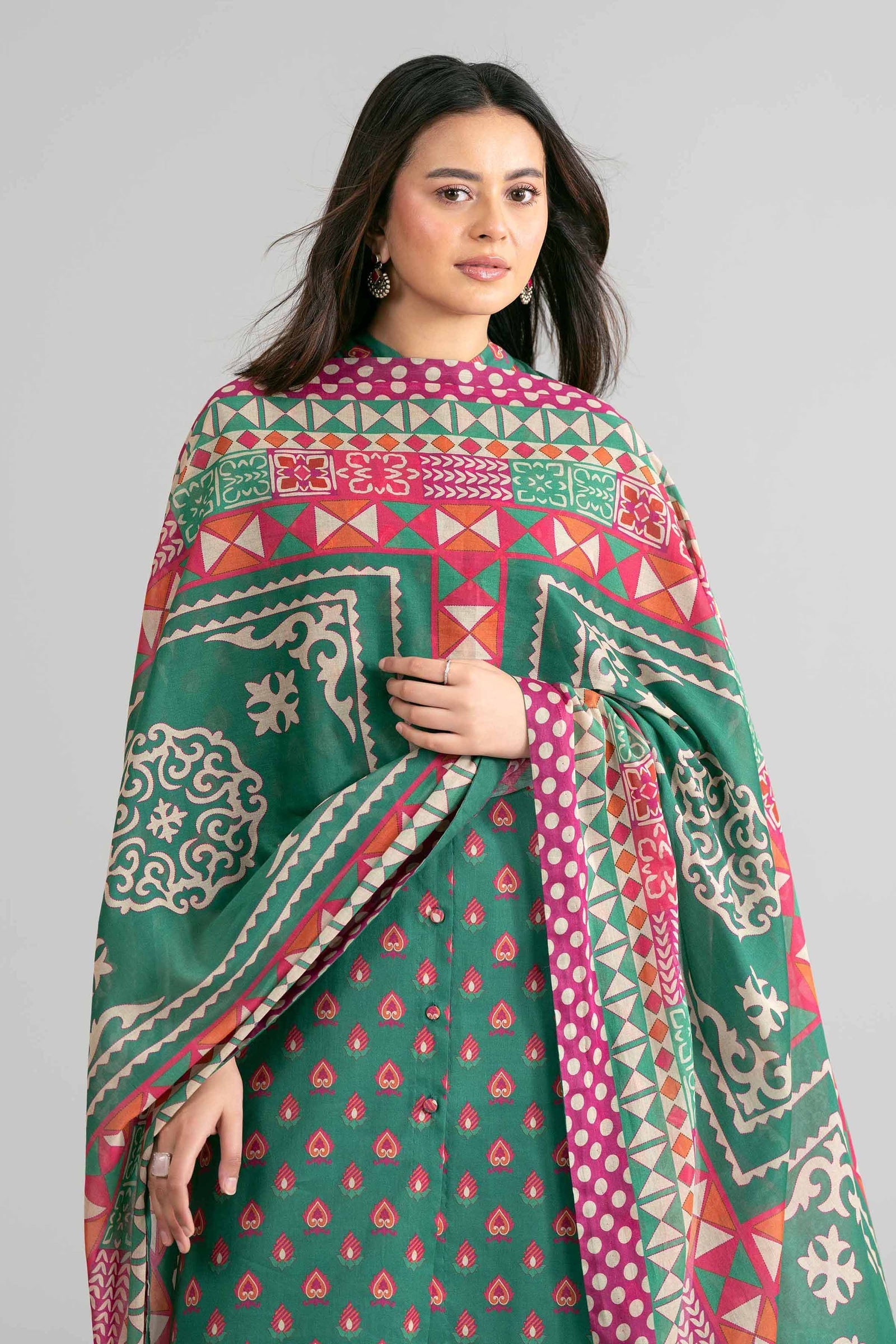 Nishat | Eid Lawn | 42601872 - Luxury Dress - available at Maria Faisal in UK and USA.