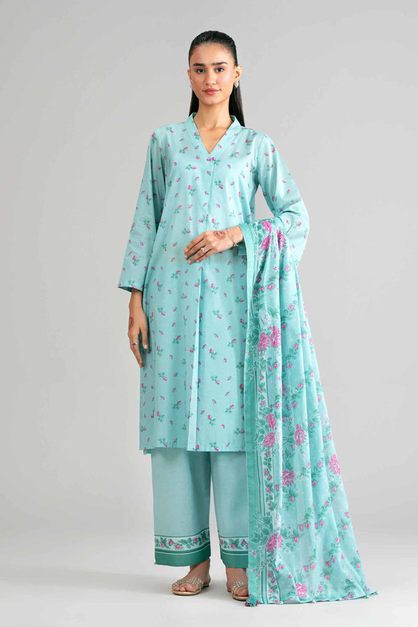 Nishat | Eid Lawn | 42601881 - Luxury Dress - available at Maria Faisal in UK and USA.