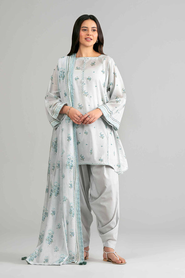 Nishat | Eid Lawn | 42601886 - Luxury Dress - available at Maria Faisal in UK and USA.