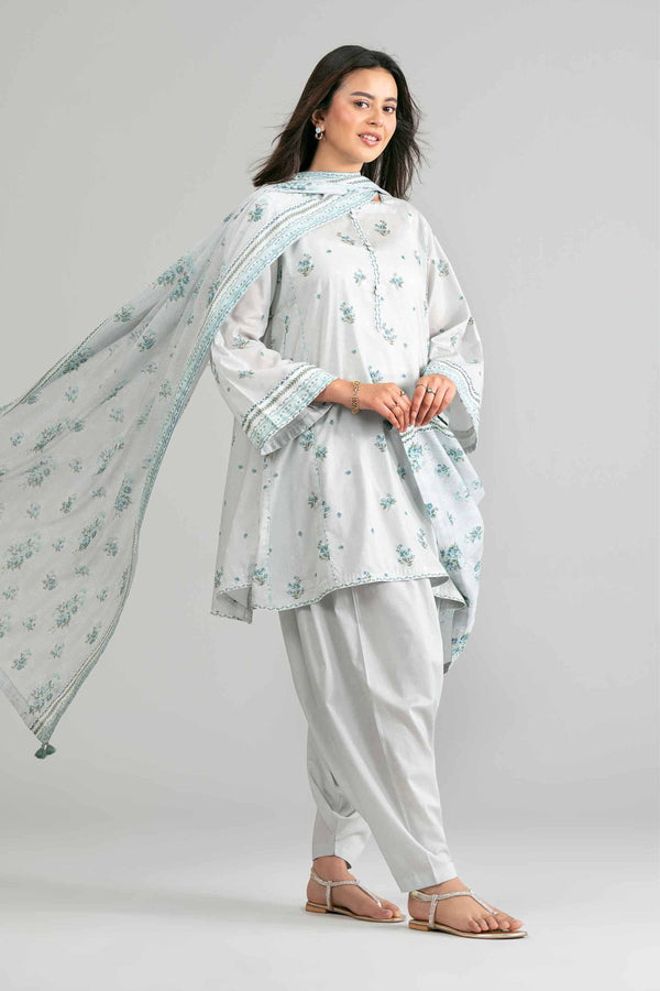 Nishat | Eid Lawn | 42601886 - Luxury Dress - available at Maria Faisal in UK and USA.