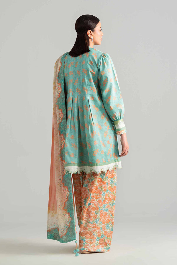 Nishat | Eid Lawn | 42601894 - Luxury Dress - available at Maria Faisal in UK and USA.