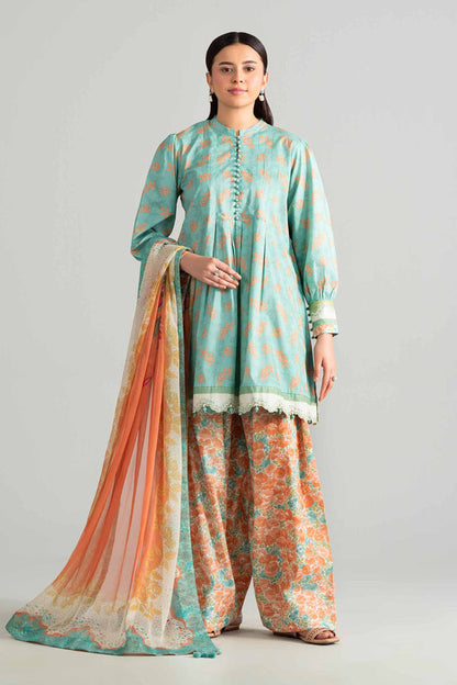 Nishat | Eid Lawn | 42601894 - Luxury Dress - available at Maria Faisal in UK and USA.