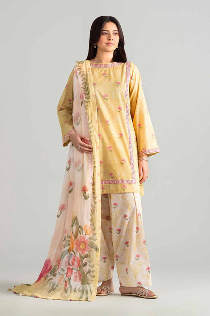 Nishat | Eid Lawn | 42601895 - Luxury Dress - available at Maria Faisal in UK and USA.