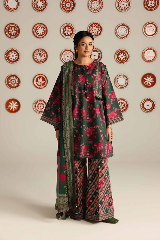 Nishat | Eid Lawn | 42601899 - Luxury Dress - available at Maria Faisal in UK and USA.