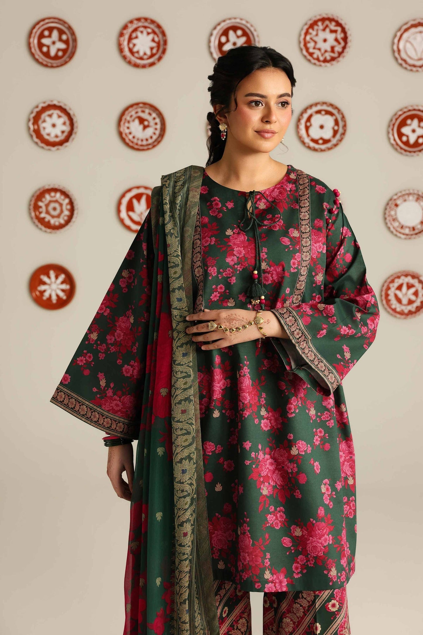 Nishat | Eid Lawn | 42601899 - Luxury Dress - available at Maria Faisal in UK and USA.