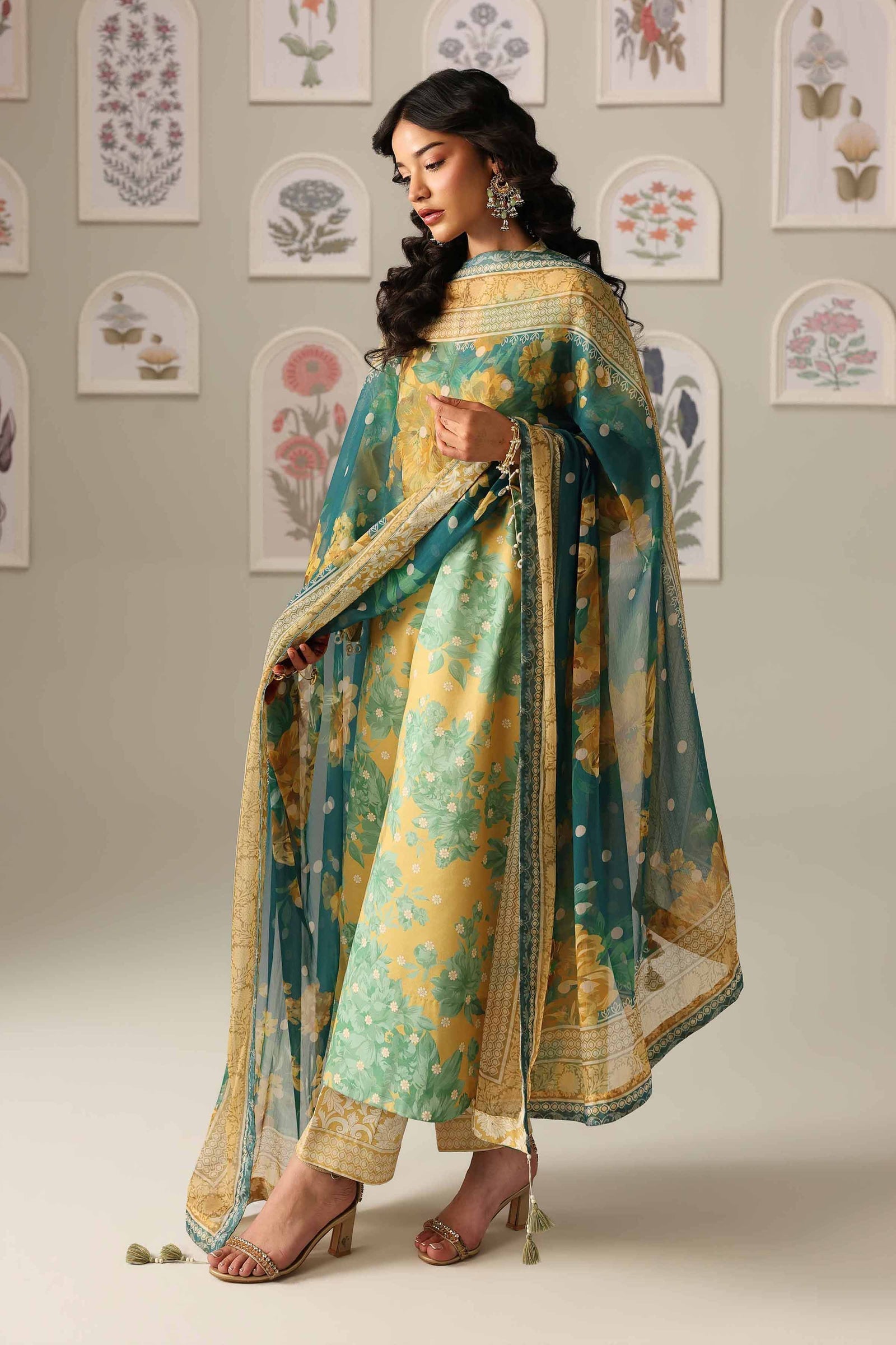 Nishat | Eid Lawn | 42601900 - Luxury Dress - available at Maria Faisal in UK and USA.
