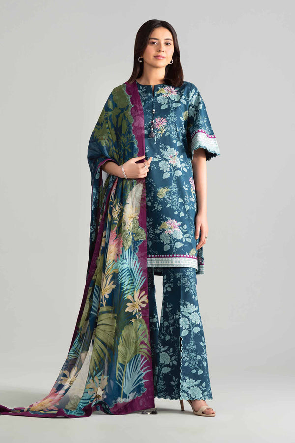 Nishat | Eid Lawn | 42601905 - Luxury Dress - available at Maria Faisal in UK and USA.