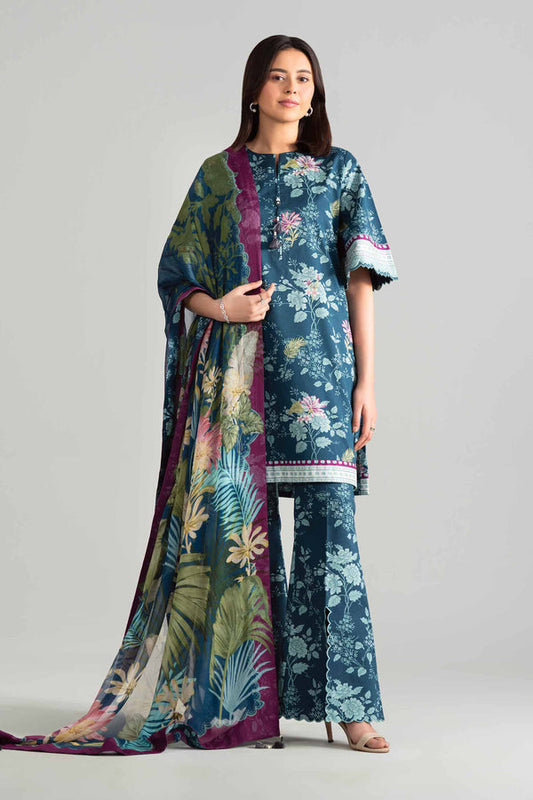 Nishat | Eid Lawn | 42601905 - Luxury Dress - available at Maria Faisal in UK and USA.