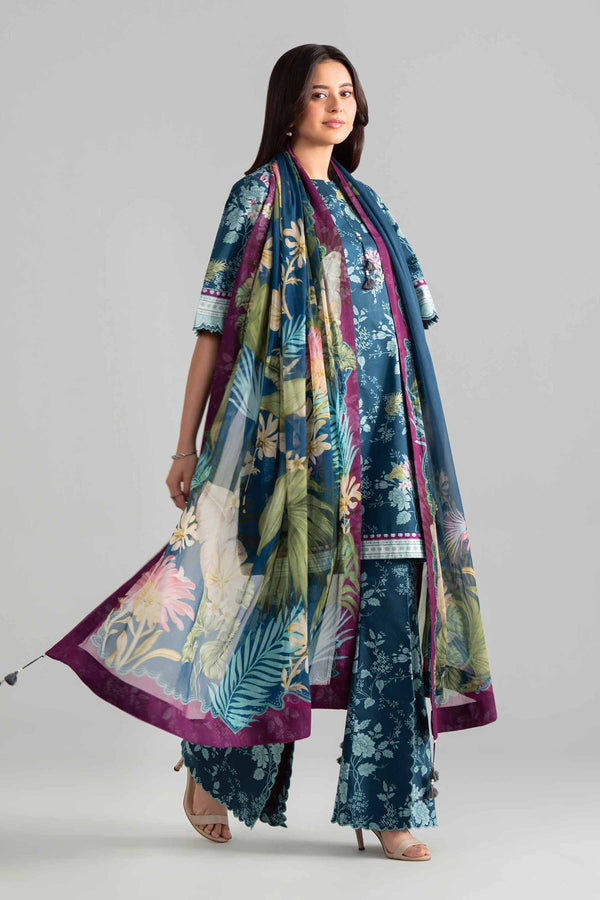 Nishat | Eid Lawn | 42601905 - Luxury Dress - available at Maria Faisal in UK and USA.