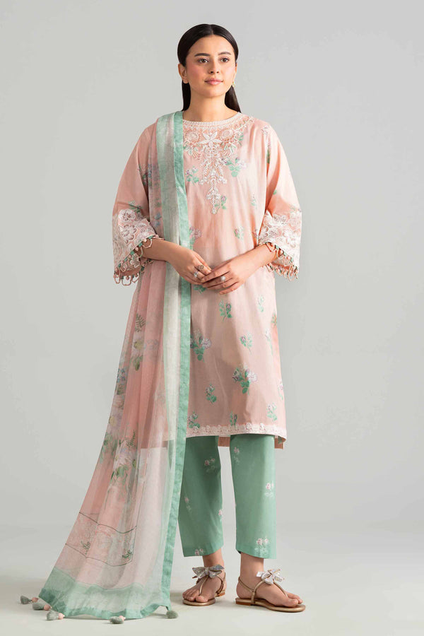 Nishat | Eid Lawn | 42601910 - Luxury Dress - available at Maria Faisal in UK and USA.