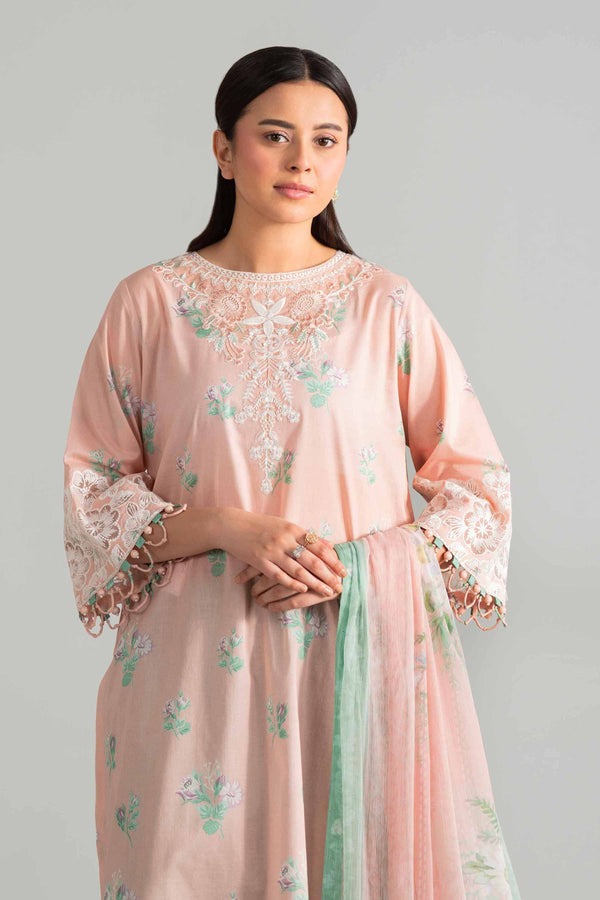 Nishat | Eid Lawn | 42601910 - Luxury Dress - available at Maria Faisal in UK and USA.