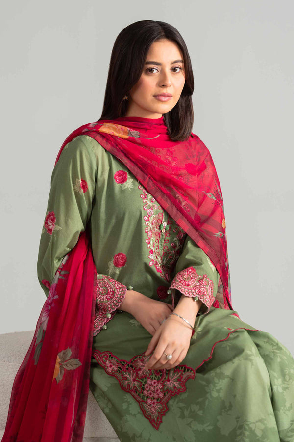 Nishat | Eid Lawn | 42601911 - Luxury Dress - available at Maria Faisal in UK and USA.
