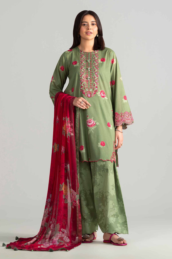 Nishat | Eid Lawn | 42601911 - Luxury Dress - available at Maria Faisal in UK and USA.