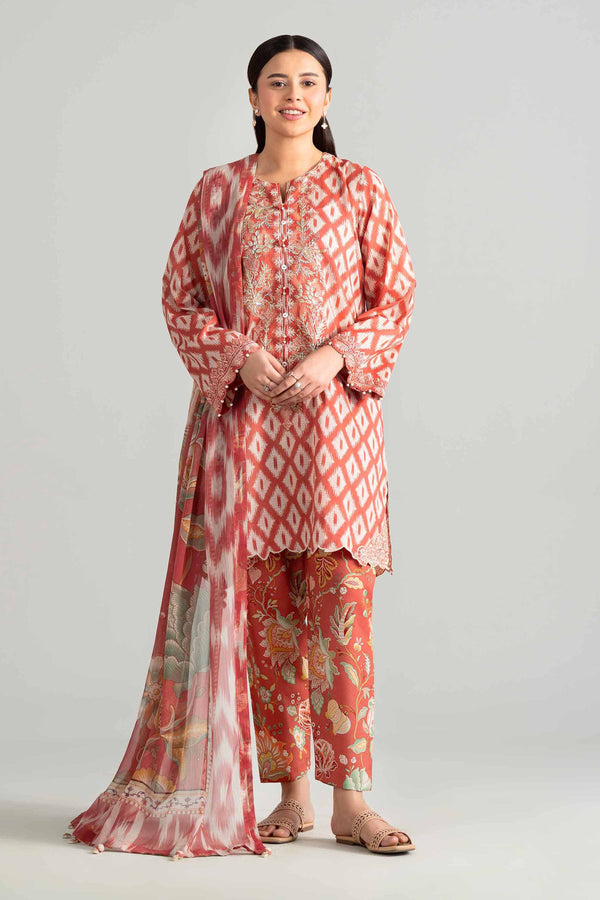 Nishat | Eid Lawn | 42601915 - Luxury Dress - available at Maria Faisal in UK and USA.