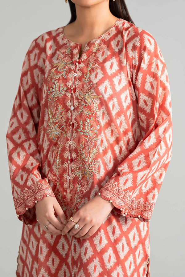 Nishat | Eid Lawn | 42601915 - Luxury Dress - available at Maria Faisal in UK and USA.