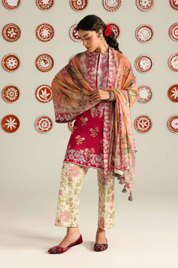 Nishat | Eid Lawn | 42601916 - Luxury Dress - available at Maria Faisal in UK and USA.
