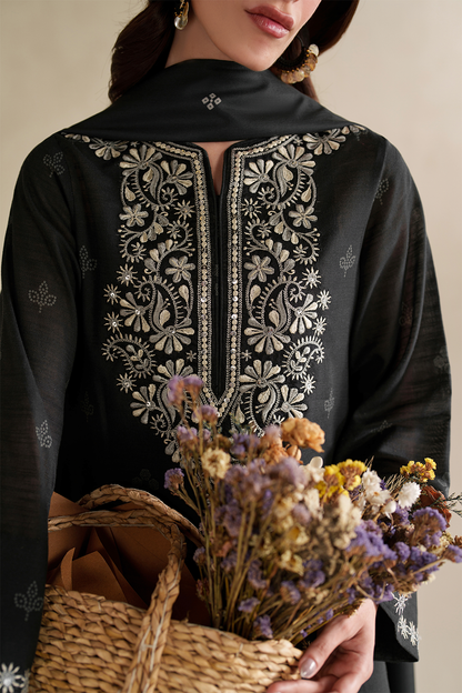 Iznik | Winter Chapter 25 | UE-591 Printed Khaddar - Casual Dress - available at Maria Faisal in UK and USA.