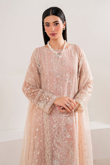 Baroque | Formals Collection | EMBROIDERED CHIFFON UF-681 - Formal Dress - available at Maria Faisal in UK and USA.
