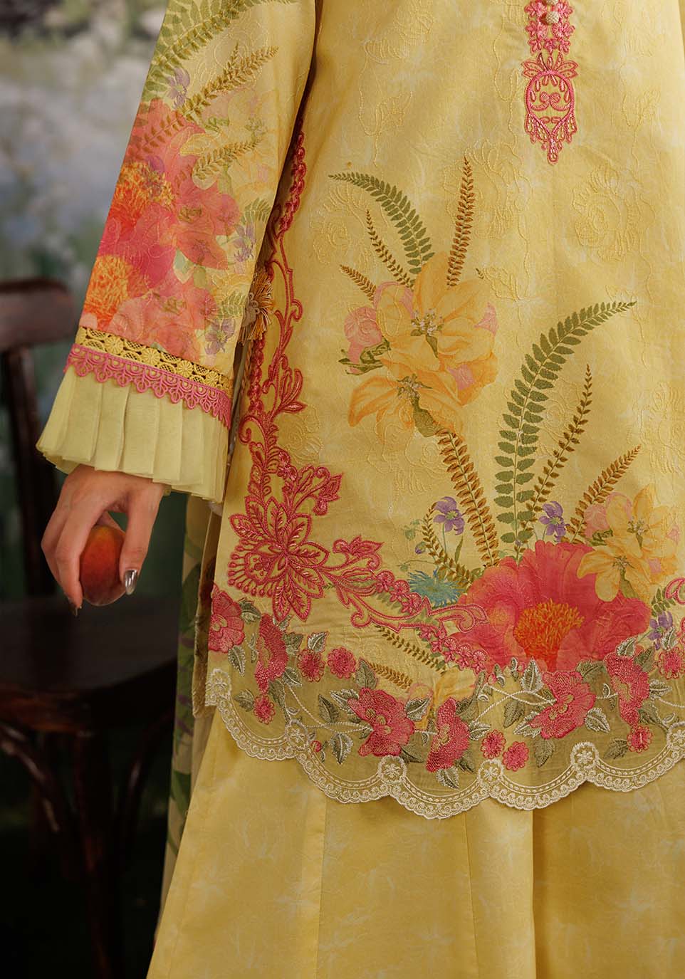 Zarqash | RimJhim The Moonsoon Edit 26 | MEHRAAB-E-GUL ZQ001 - Casual Dress - available at Maria Faisal in UK and USA.