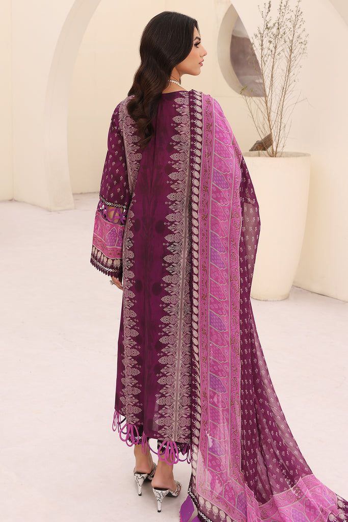 Charizma | Naranji Embroidered Lawn 24 | CN4-003 - Maria Faisal