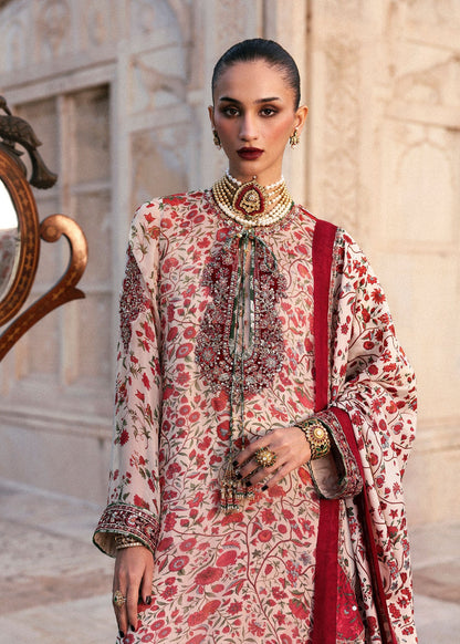 Hussain Rehar | Luxury Pret AW 25 | Ivoria - Formal Dress - available at Maria Faisal in UK and USA.