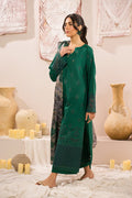 Iznik | Lawnkari 24 | UE-159 PLUSH GREEN - Ladies Clothes - Maria Faisal