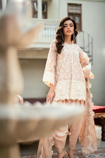 Azure | Vogue Formals | Dainty Tulip - Formal Dress - available at Maria Faisal in UK and USA.