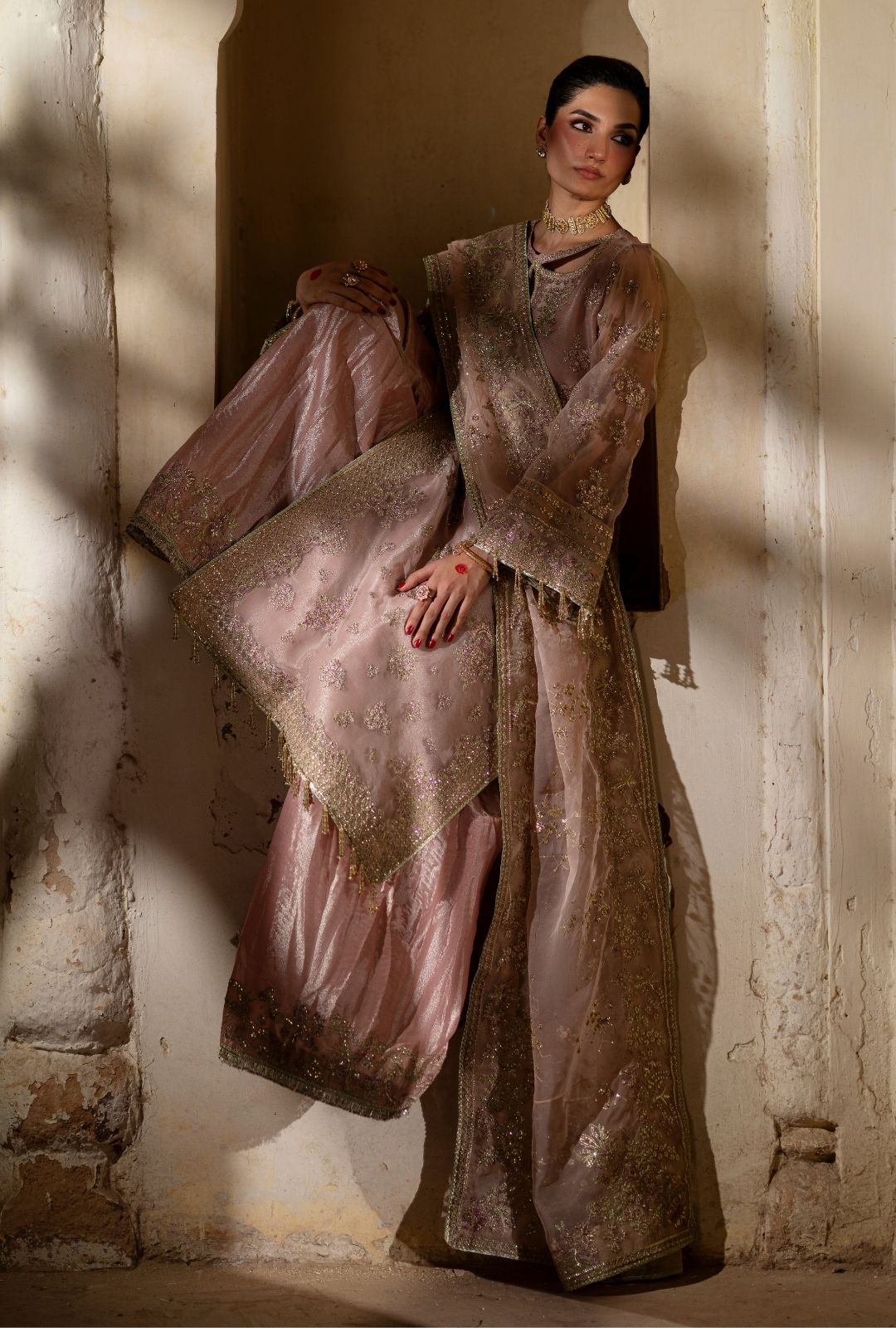 Ajr Couture | Dastan e Ishq | Zehra - Formal Dress - available at Maria Faisal in UK and USA.