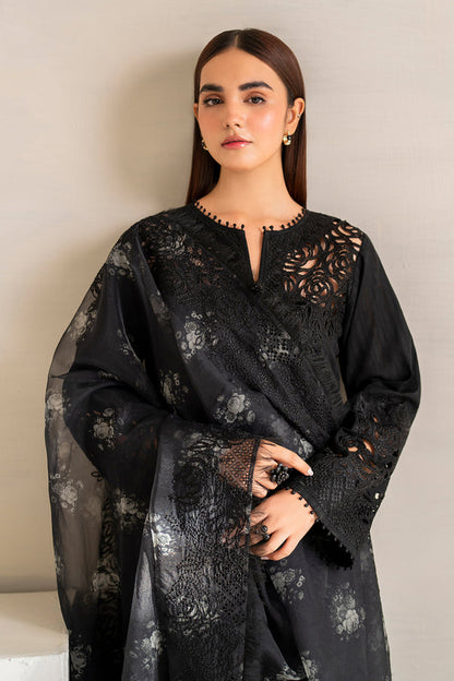 Baroque | Luxury Pret 24 | LAWN UF-673 - Designer Dress with Intricate embroidery and embellishments. Shop elegent wedding dress at Maria Faisal.