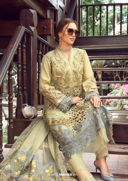 Maria B | Eid Lawn |  D-10 - Luxury Dress - available at Maria Faisal in UK and USA.