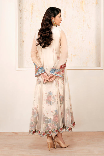 Baroque | Luxury Pret 25 | EMBROIDERED CHIFFON PR-1053 - Ladies Clothes - Maria Faisal