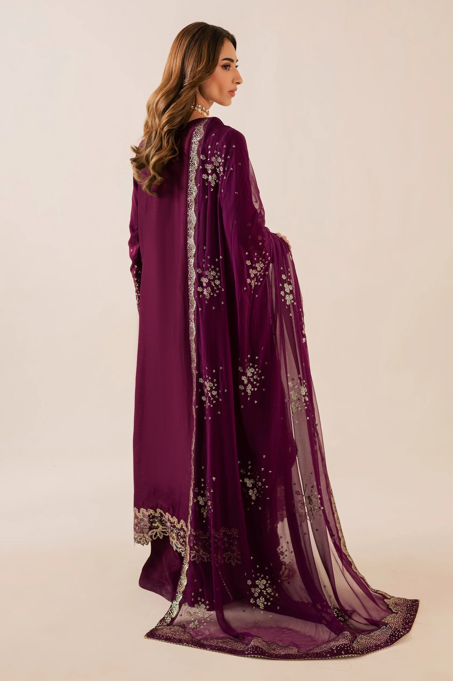 Nureh | Fancy Formal | NP-749 - Formal Dress - available at Maria Faisal in UK and USA.