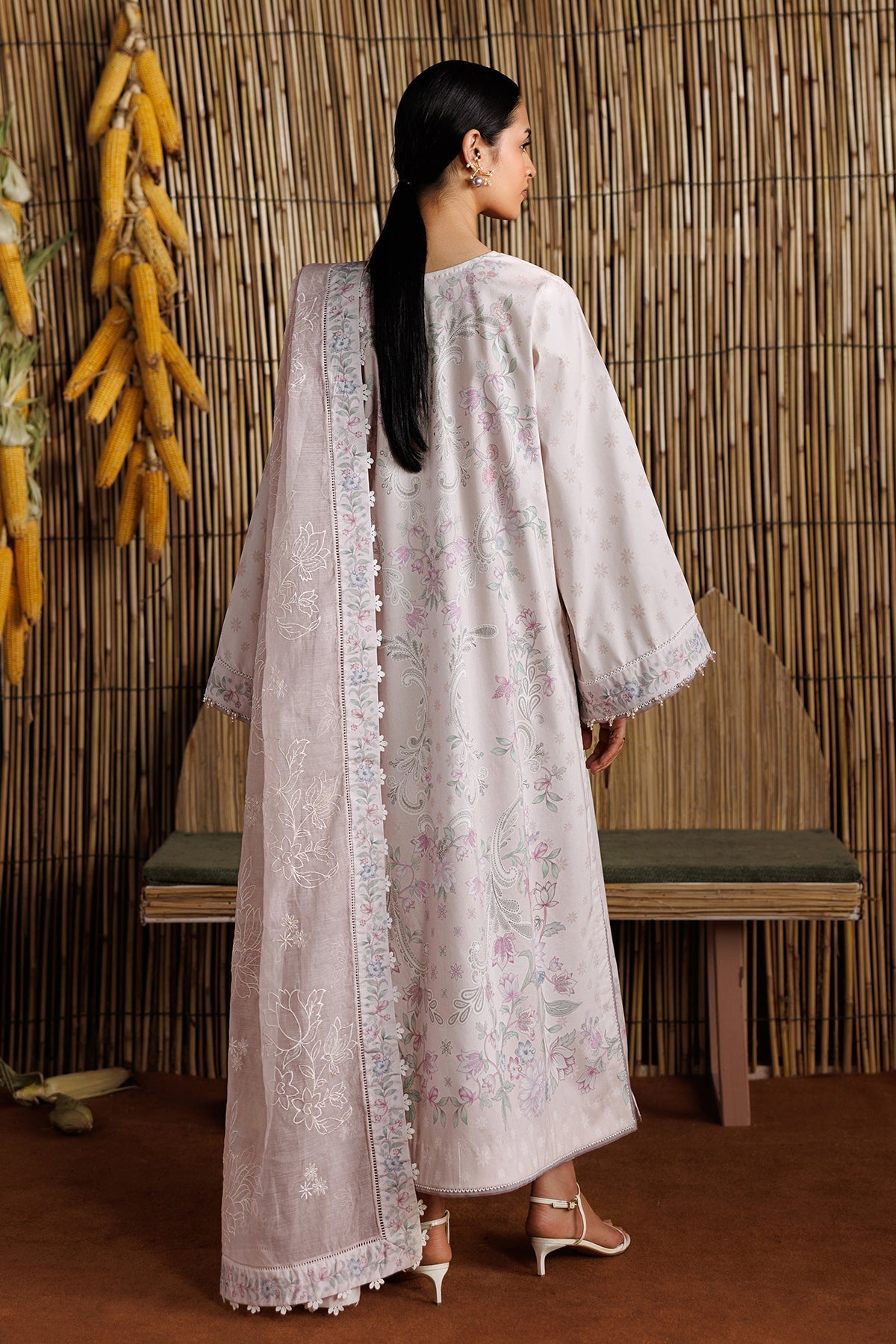 Baroque | Luxury Summer Pret |UF-4529 - Luxury Dress - available at Maria Faisal in UK and USA.