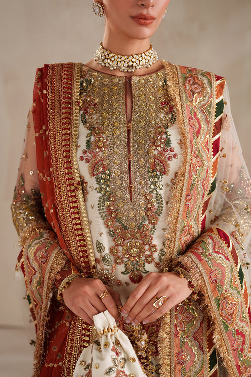 Baroque | Formals Collection | EMBROIDERED NET UF-4368 - Formal Dress - available at Maria Faisal in UK and USA.