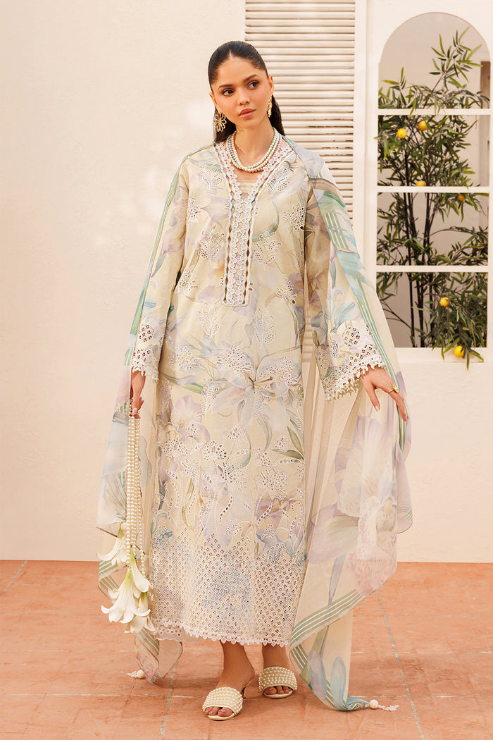 Baroque | Luxury Pret Summer | UF-4396 - Luxury Dress - available at Maria Faisal in UK and USA.