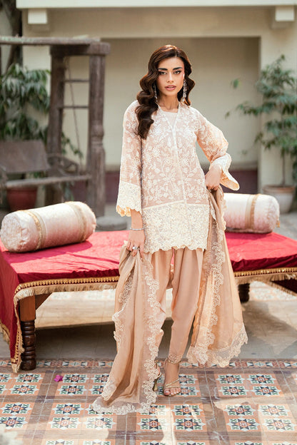 Azure | Vogue Formals | Dainty Tulip - Formal Dress - available at Maria Faisal in UK and USA.