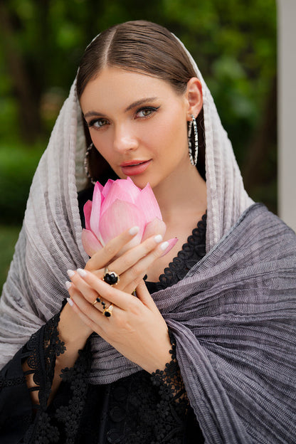 Baroque | Luxury Pret Summer | UF-4194 - Luxury Dress - available at Maria Faisal in UK and USA.