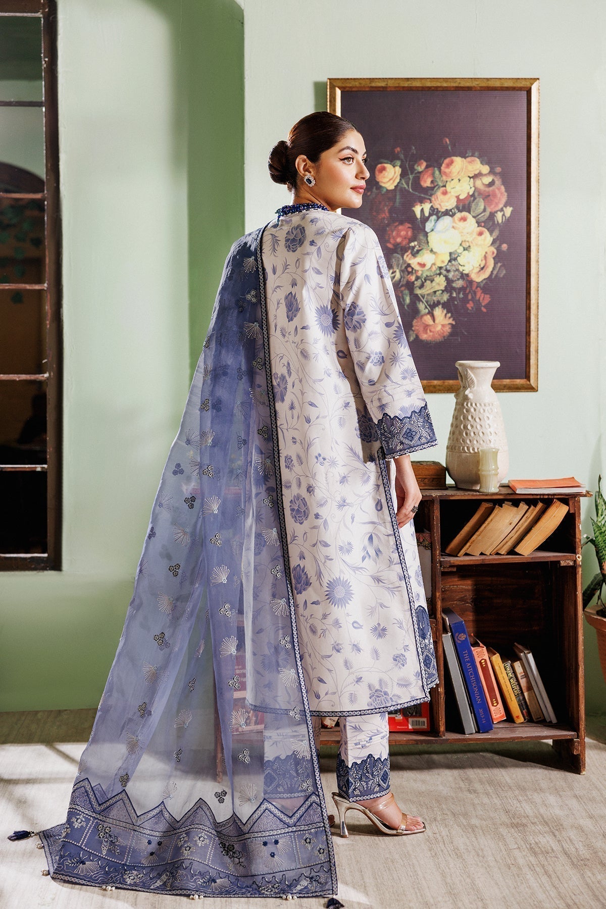 Alizeh | Maahi Vol 2 | AF-EPL-7019-SHAM - Designer Dress with Intricate embroidery and embellishments. Shop elegent wedding dress at Maria Faisal.