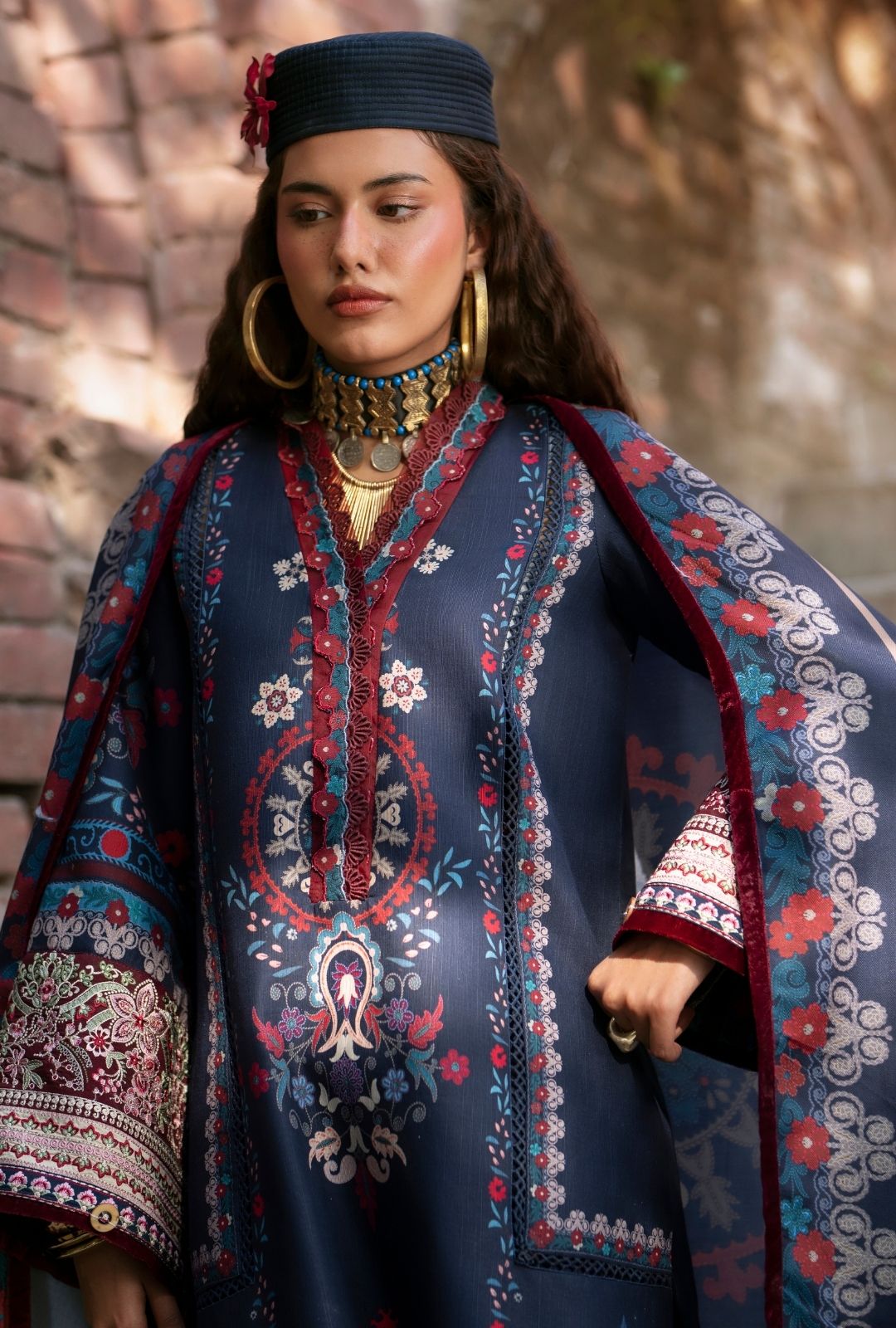 AJR Couture | Sard Sham | Nilofer - Casual Dress - available at Maria Faisal in UK and USA.