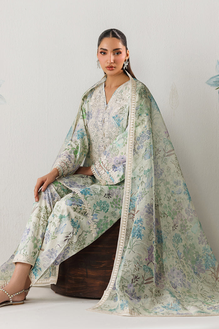 Baroque | Luxury Pret Summer | UF-4417 - Luxury Dress - available at Maria Faisal in UK and USA.